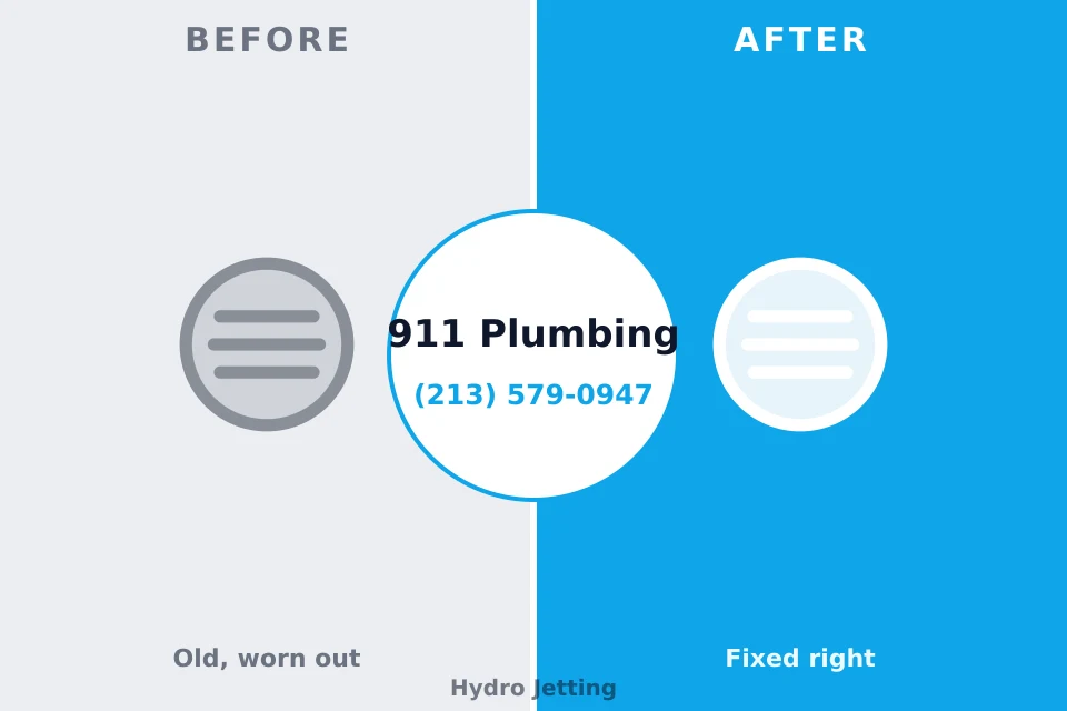 Before and after: plumbing repair Dayton, OR